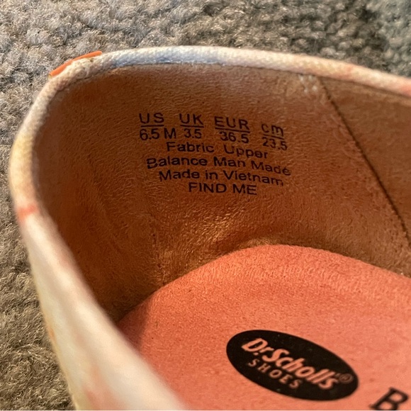 Ladies Sz 6.5 Dr Scholls Slide-on Espadrilles, Cute & Colorful! - Picture 7 of 7